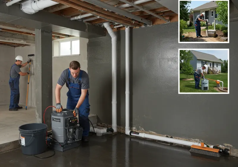 Basement Waterproofing and Flood Prevention process in Winterville, NC